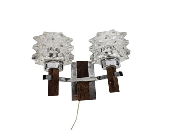 Image 1 of Massive - crystal - rosewood - chrome - Belgium - 1970s