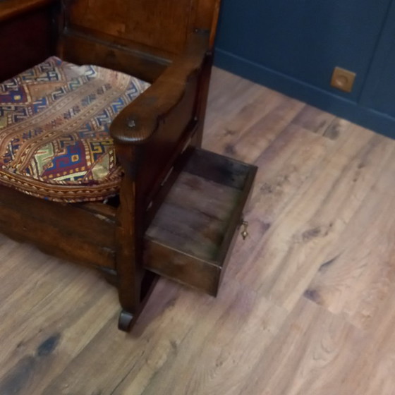 Image 1 of Rocking chair, Lambing rocking chair, Oak shepherd's chair