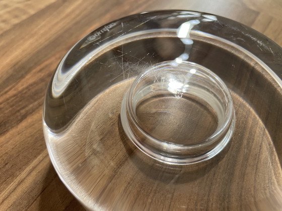 Image 1 of Orrefors Puck 3 x Portacandele Tealight