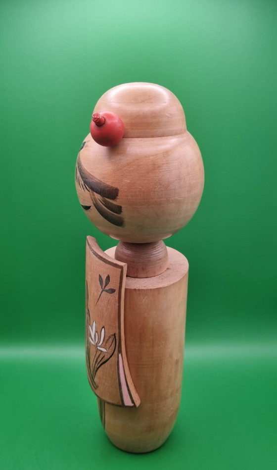 Elegante rara kokeshi di Miyashita Hajime – Oggetti decorativi, Wood (photo 4 of 6)