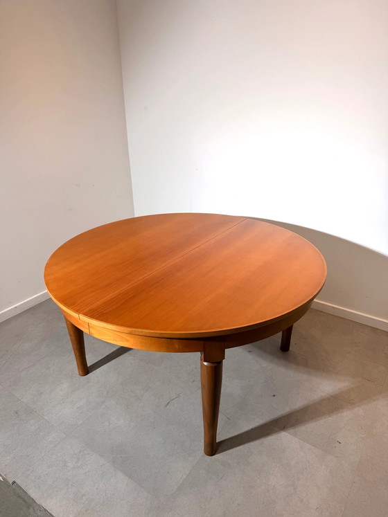 Molteni Table de salle à manger ronde extensible – Tables de salle à manger, Bois (photo 6 of 10)