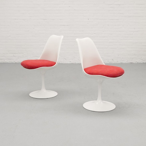Image 1 of Set of 6 Tulip Chairs Eero Saarinen Knoll, 1979