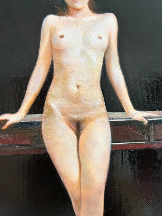 Pintura al óleo original "Emancipation 197" – Zhang Yue (1978) – Realismo Clásico – 2026 – Pinturas y dibujos (photo 4 of 10)