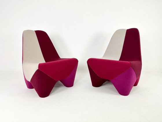 Image 1 of Pair of Moroso Binta Armchairs