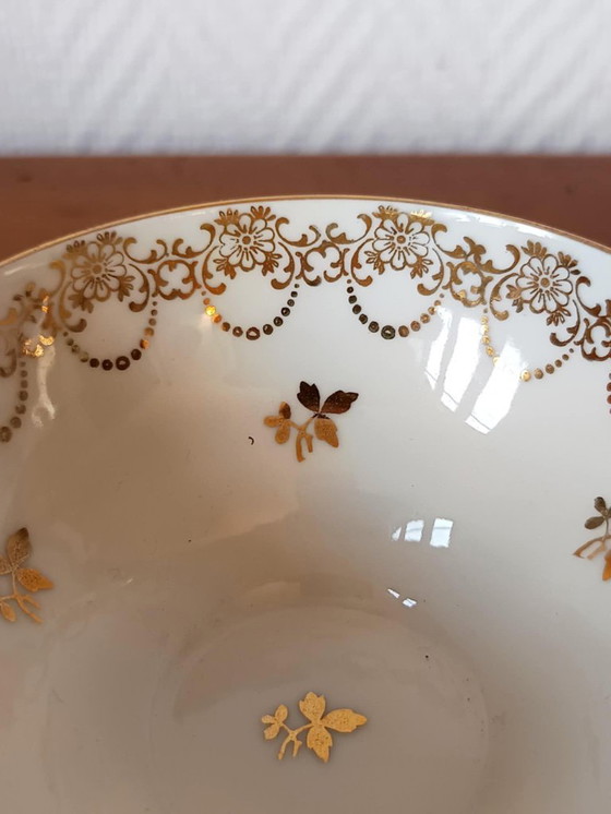 Image 1 of 6x Limoges porcelain gold cups
