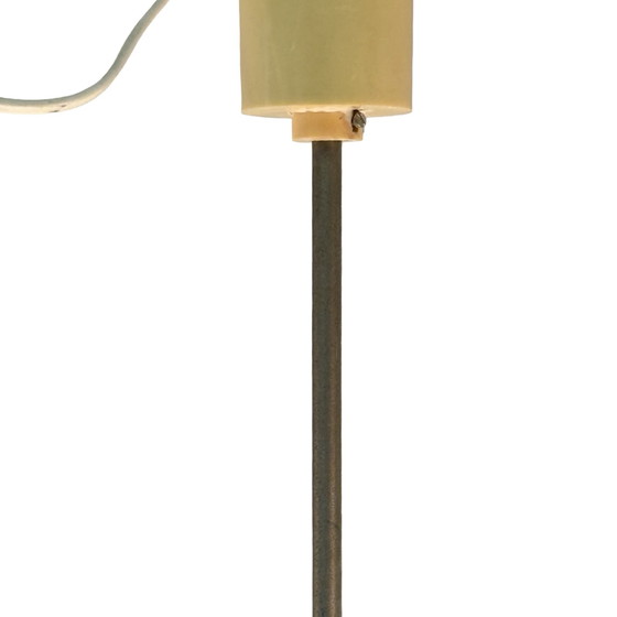 Image 1 of Lampadario vintage MCM anni '60 - Vetro bianco latte/Sayn - Incluso supporto a soffitto