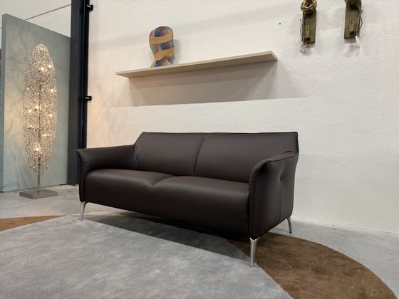 Image 1 of Leolux Mayon Sofa, 2,5-Sitzer, braunes Leder, 173