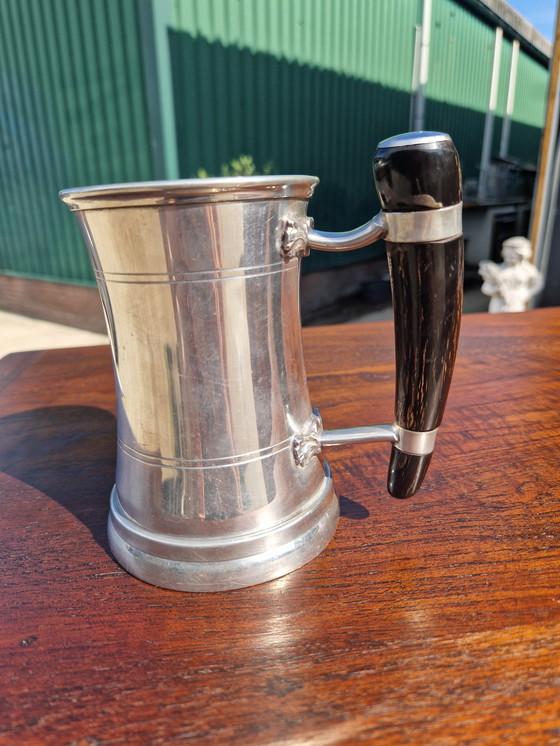 Image 1 of Boccale da birra d'epoca argentato