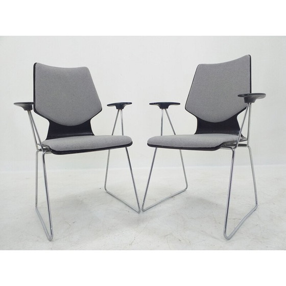 Image 1 of Pair of vintage armchairs by Elmar Flötotto for Pagholz, 1970