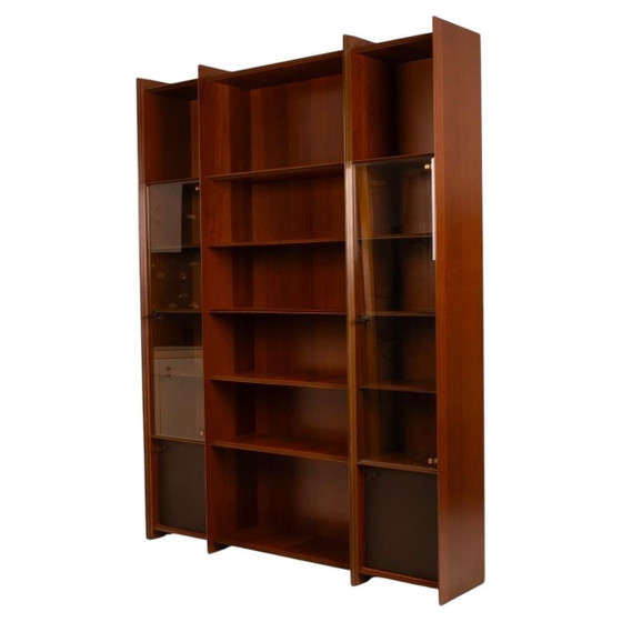 Afra & Tobia Scarpa Artona Librería de Palisandro Mid Century Maxalto 1970 – Leather, Mid Century Modern (photo 7 of 23)