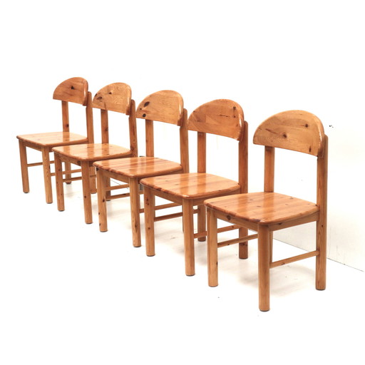 5 Rainer Daumiller chairs from the 1970s