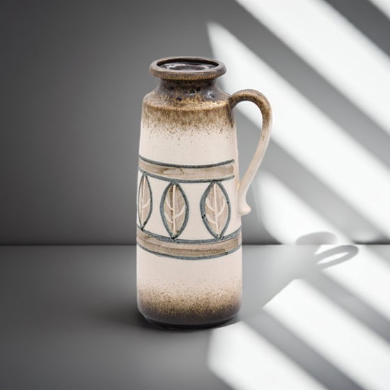 Image 1 of Vase Scheurich 401-35 Fat Lava, 35 cm – Allemagne de l'Ouest, vintage