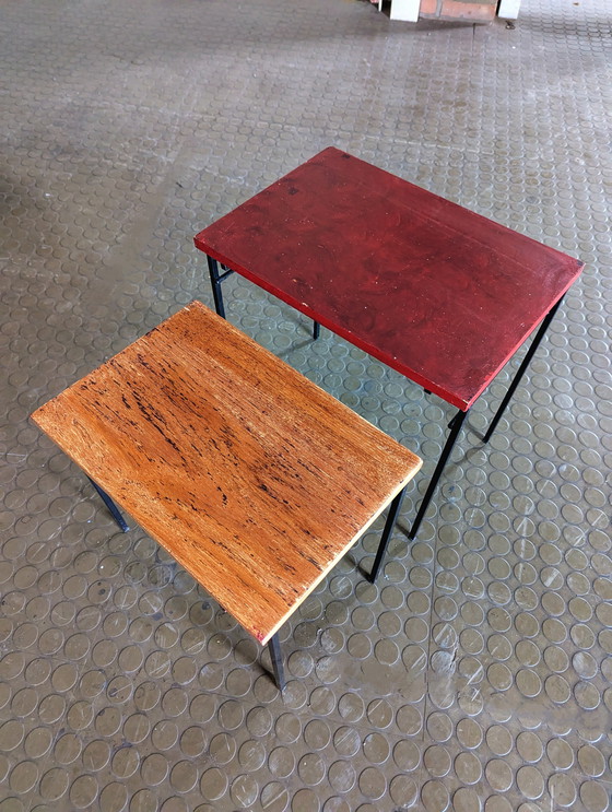 Image 1 of Vintage Set Mimi Sidetables Pastoe - Cees Braakman