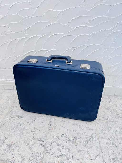 Valise Vintage Bleu Oda