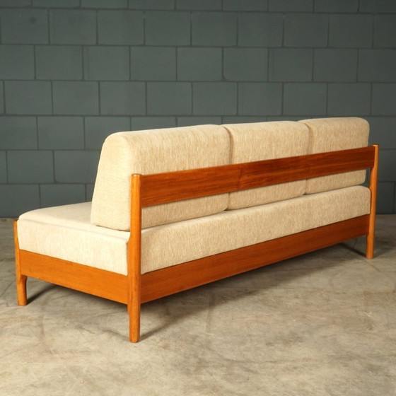 Image 1 of Ensemble de bancs pliants danois – Den Blaa Fabrik – 1960