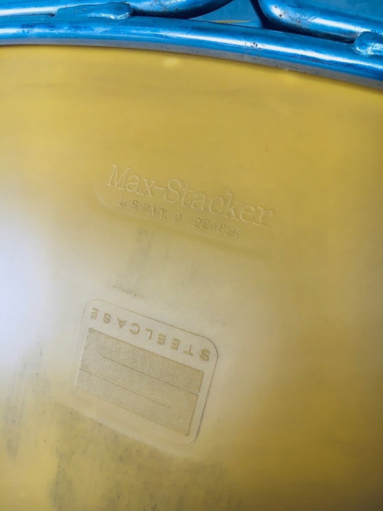 Image 1 of Satz von 8 MAX STACKER Konferenz-/Bürostühlen von Steelcase Strafor, USA 1980er Jahre