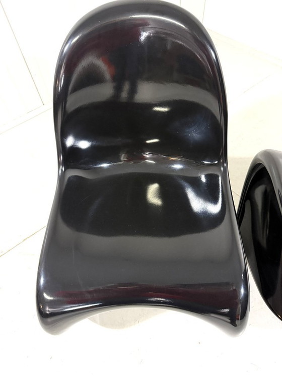 Image 1 of 2 x First Edition Panton Chairs Verner Panton Herman Miller 1960's