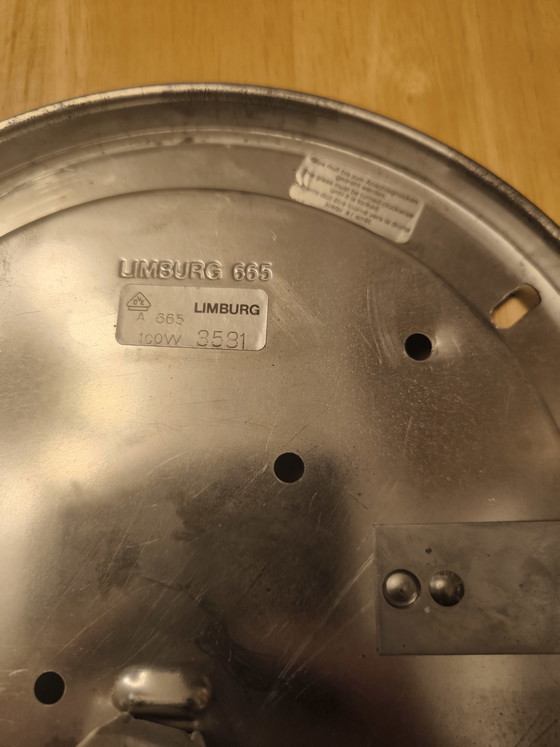 Image 1 of Limburg plaffonnairre Amber glas