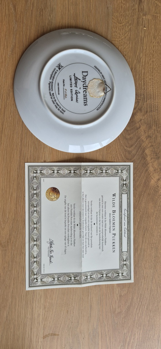 5x piatti decorativi Franklin Mint, edizione limitata – Decorazione, Oro, Porcellana (photo 6 of 10)