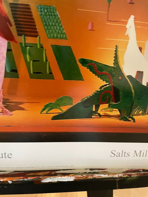 Image 1 of David Hockney - Póster de La flauta mágica, 1983, copyright David Hockney 2001, Impreso en el Reino Unido