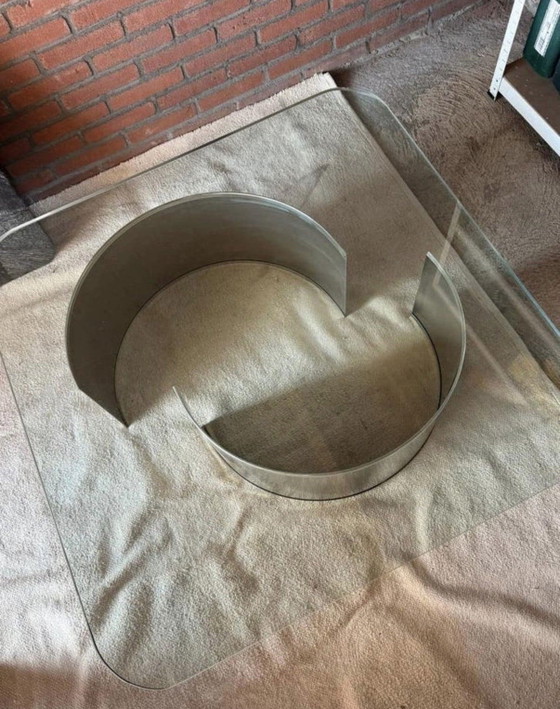 Arcos Coffee Table by Ricardo Fasanello, 1970 – Glass, Metal (photo 11 of 11)
