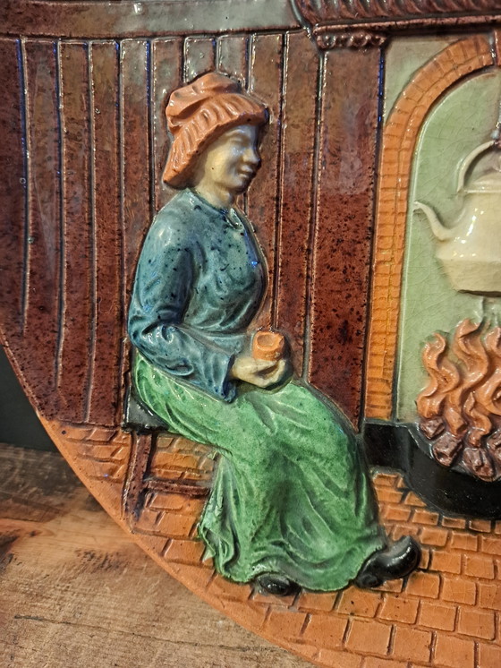 Image 1 of 1Ceramica fiamminga XXL Diametro 32,5 cm In perfette condizioni d'epoca