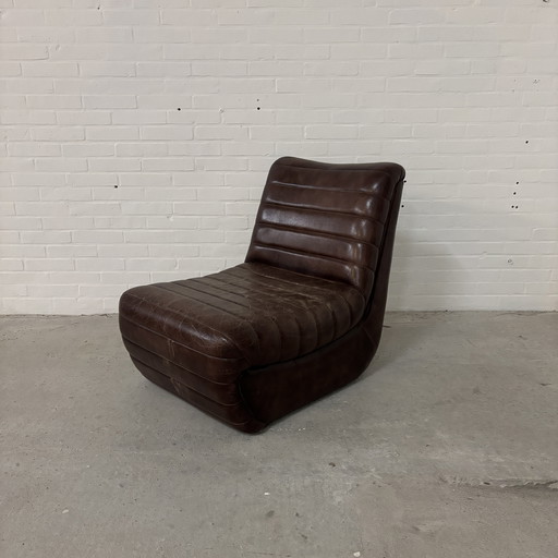 Vintage Leder Sessel / Lounge Chair