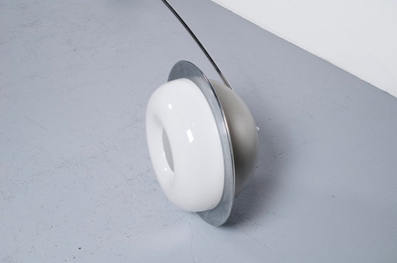 Image 1 of Large adjustable pendant light from the 1970s, chrome-plated steel, Perspex, Italy, FILVEM-VOGHERA, publisher