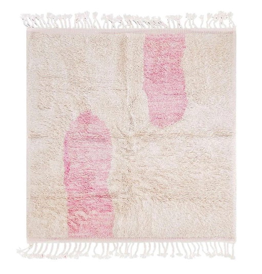 Alfombra de lana natural hecha a mano a medida, 200 x 200 cm. – Aime Té, vloerkleden en tapijten, Wool