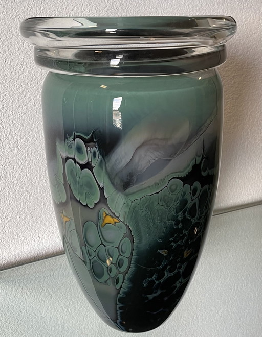  Objet en verre XL Unique de Misha Ignis 7,5 kilos !