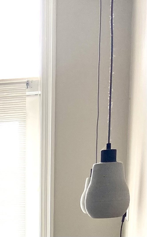 2x concrete look pendant lamp It's about RoMi