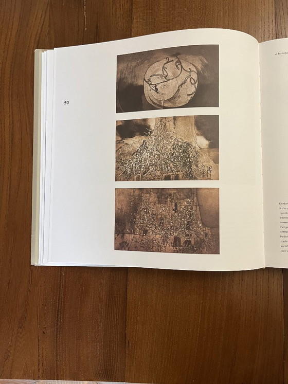 Signed Elmar Gille Artwork Collection in Original Frames (Set of 7) + Illustrated Monograph (1974) (photo 17 of 24)