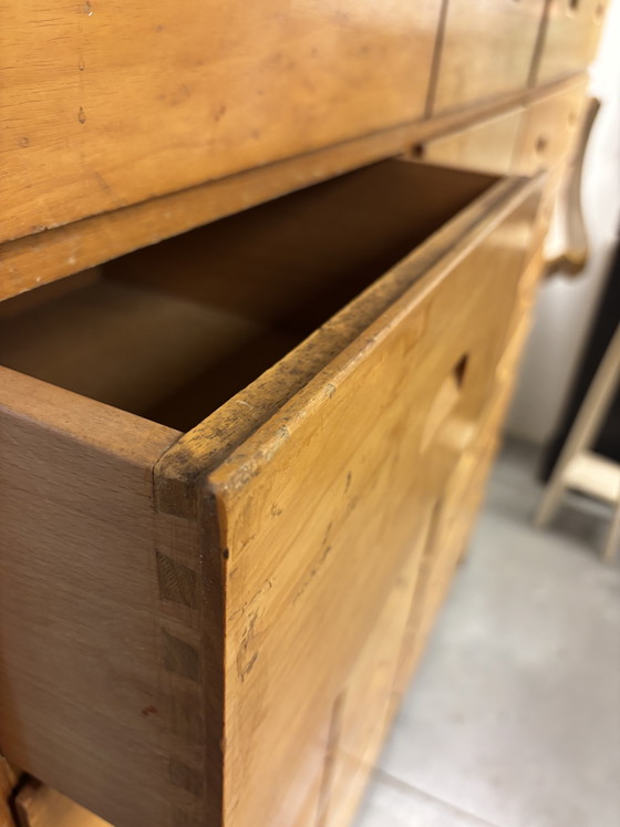 Image 1 of Vintage apothekerskast / ladekast / schoolkast 