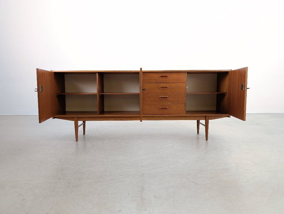Image 1 of Original midcentury sideboard teak danish design vintage chest of drawers