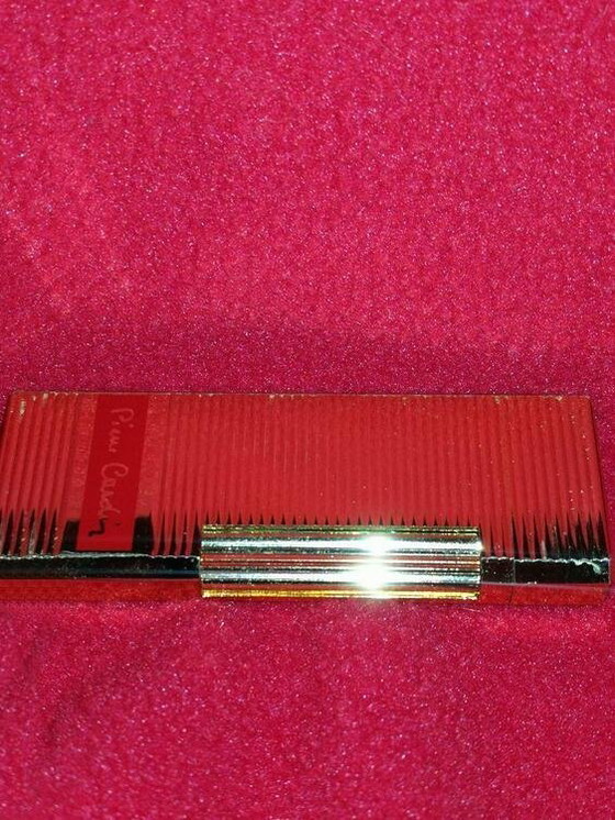Image 1 of Vintage Pierre Cardin lighter with velvet pouch / 80's