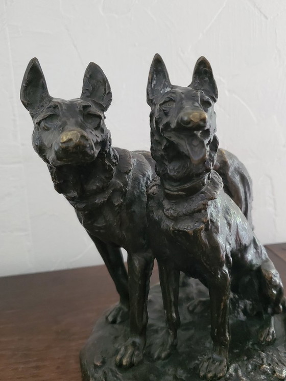 Image 1 of Scultura - Gruppo in bronzo - Firmato Laplanche - XIX secolo (rif. 3759)