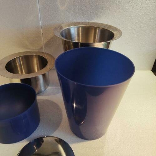 Image 1 of Champagne Bucket and Ice Bucket Designed by Knut and Marianne Hagberg