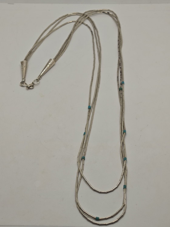 Navajo Halskette – vintage, Geschenke, Silver (photo 5 of 15)