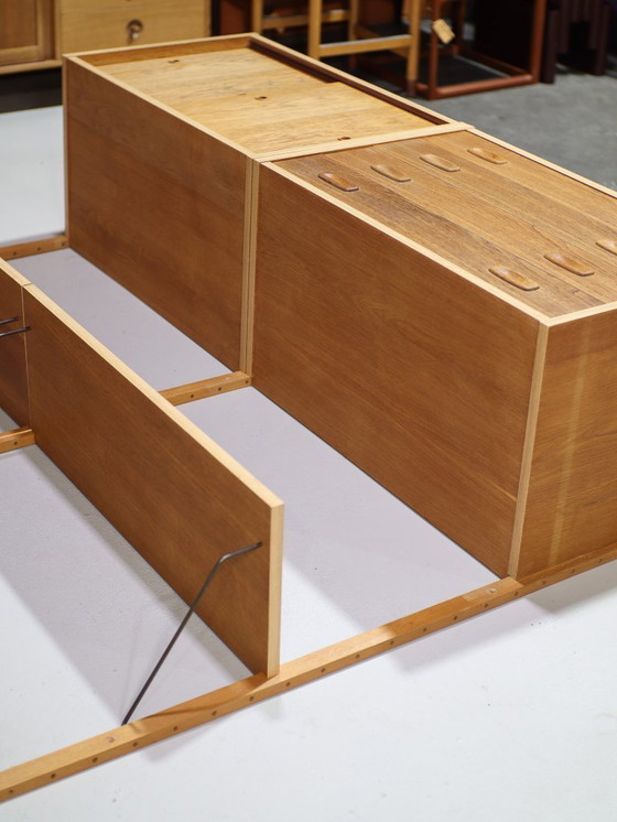 Image 1 of Preben Sørensen wall system oak bookcase Danish