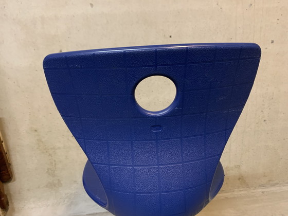 Image 1 of Office chair by Verner Panton for VS Möbel. Blue.