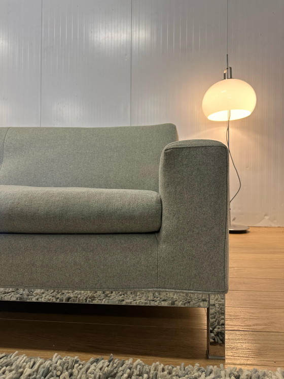 Image 1 of ZG Minotti Canapé 2/3 places Laine grise | Nettoyé par un professionnel