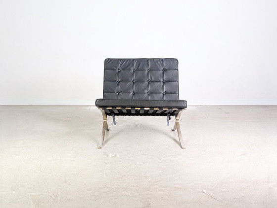 Image 1 of Silla Knoll International Barcelona Mies van der Rohe negro 2