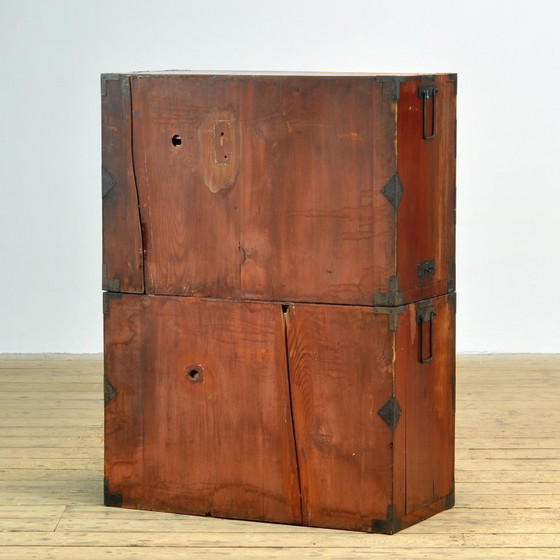 Japanese Tansu chest of drawers, circa 1870, Iron, Wood, Black (photo 18 of 18)