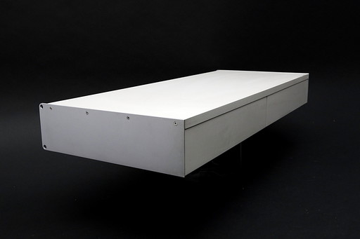 Dieter Rams 606 Drawer Shelf | Vitsoe light gray 1960