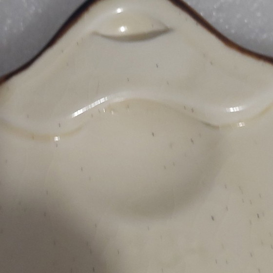 Image 1 of Espejo de cerámica esmaltada mayólica, Schramberg, 1950-60