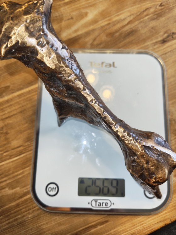 Image 1 of Bronzen beeldje stier