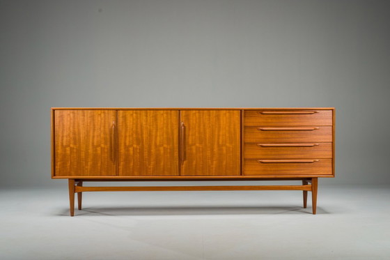 Image 1 of Buffet Type 214 en teck du Mid Century par Heinrich Riestenpatt pour RT Möbel, années 1960