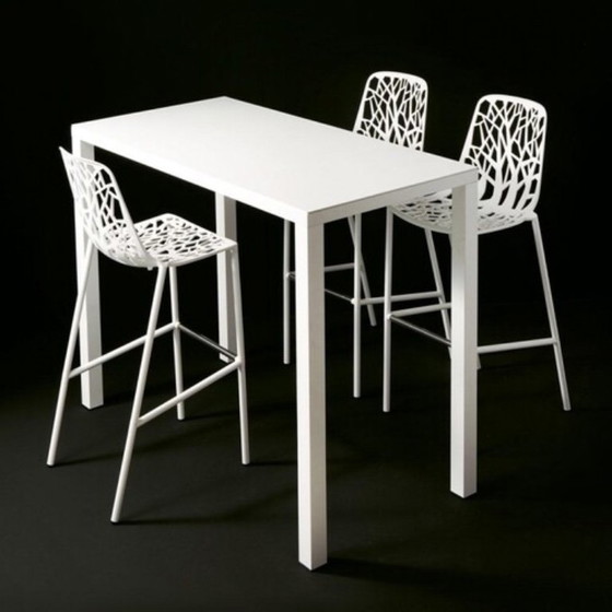 Image 1 of 2x Forest Outdoor - Barkruk 78cm zwart zgan