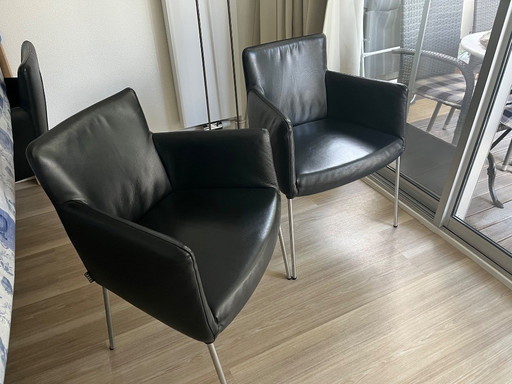 Zes Label Gerard van den Berg eetkamerstoelen