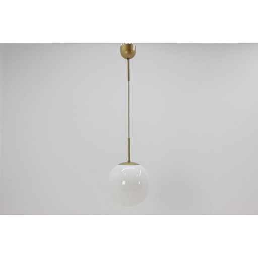 Lampada a sospensione in vetro vintage di Napako